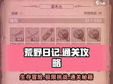 荒野日记🔥超全通关攻略，快速上分秘籍！🎉截图1