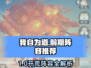 《我自为道》开荒阵容🔥必胜搭配！🎮