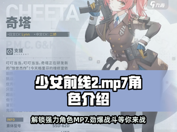 少女前线2🔥MP7强势登场，角色全解析！🎮截图1