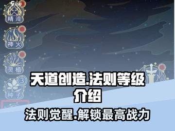 天道创造🔥法则最高级揭秘！游戏终极攻略👇截图1