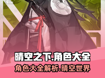 晴空之下🔥全角色大揭秘！游戏党必看🚨截图1