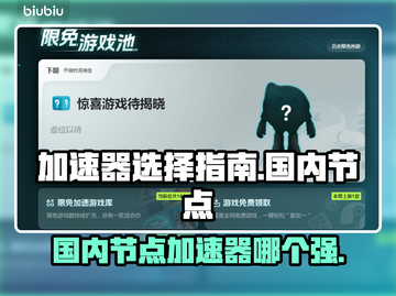 国内节点加速器哪个强？🔥国服游戏体验超顺畅！🎮截图1