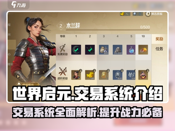 世界启元🔥交易系统大揭秘，轻松赚钱💡截图1