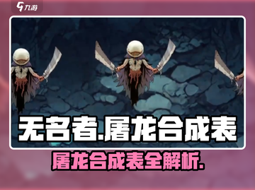 无名者屠龙🔥合成表大全，游戏党必看！截图1