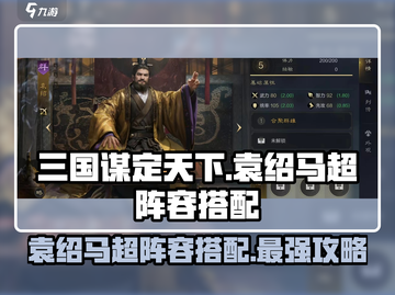 三国谋定天下🔥袁绍马超阵容搭配超强攻略！截图1
