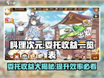 料理次元🔥高收益委托秘籍分享！💥截图1