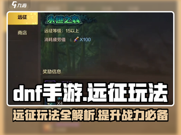 DNF手游远征🔥玩法全揭秘！轻松上分秘籍截图1
