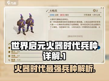 世界启元🔥火器时代兵种全面解析游戏玩家必看！截图1