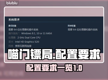 喵门镖局配置要求🔥超低配也能畅玩！🎮截图1