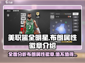美职篮全明星🔥布朗属性徽章大曝光！✨截图1