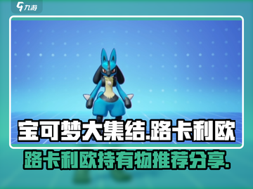 宝可梦大集结🔥路卡利欧持有物最强推荐✨截图1