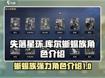 失落星环：库尔蜥蜴族最强角色大揭秘！🔥截图1