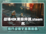 战锤40K黑暗异端steam名大起底💥🎮