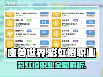魔兽世界🔥彩虹橙职业大揭秘！💎截图1