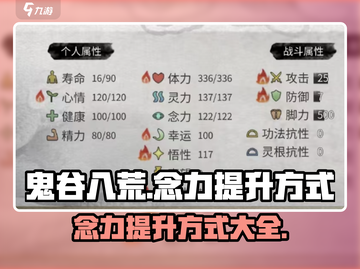 鬼谷八荒念力提升🔥手游玩家必看！💡截图1