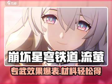 崩坏星穹铁道🔥流萤专武效果与升级材料大曝光！截图1