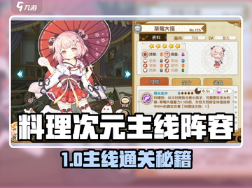 《料理次元》主线通关阵容🔥速看！🍳🎮截图1