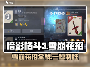 暗影格斗3💡雪崩打法与花招全揭秘！截图1