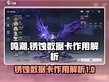 鸣潮🔥锈蚀数据卡作用大揭秘！💥截图1