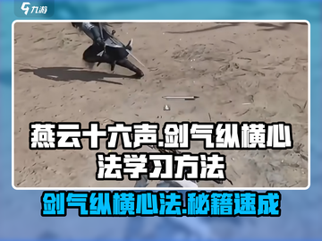 燕云十六声🔥：剑气纵横心法速成秘籍！游戏技巧大公开截图1