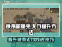 秩序新曙光⚡快速提升人口数💎必看方法！