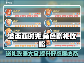 《波西亚时光》送礼攻略🌟角色好感度飙升秘籍！截图1