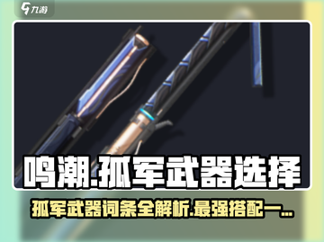 鸣潮⚡不归孤军武器词条解析！最强搭配角色推荐🔥截图1