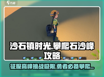 《沙石镇时光》🔥攀爬石沙峰完全攻略！ Peaks Made Easy 🏔截图1