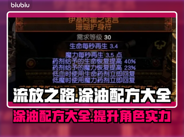 流放之路🔥涂油配方大全，轻松制霸游戏！截图1