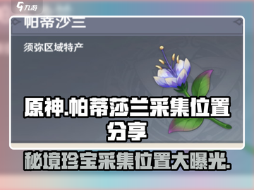 原神🔥帕蒂莎兰采集位置全解密！💎截图1