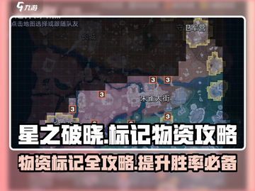 星之破晓💥物资标记全攻略，轻松制胜💎截图1