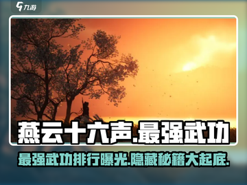 燕云十六声🔥最强武功排行揭秘，武学秘籍大起底！截图1