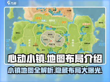 心动小镇地图布局全揭秘！🔥超详细攻略来啦🎉截图1
