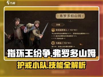 指环王纷争✅弗罗多山姆技能大揭秘！🔥截图1