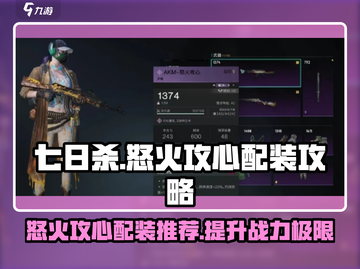 七日世界🔥怒火攻心配装攻略｜新手必看⚡截图1