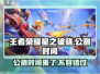 王者荣耀星之破晓🔥公测时间曝光，快来抢先知道！