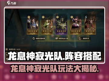 龙息神寂光队玩法🔥游戏高手必看💡截图1