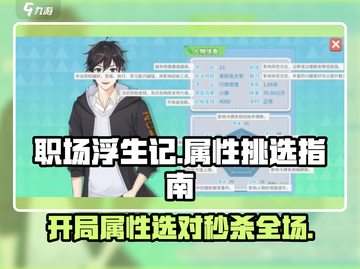 职场浮生记🔥开局必选属性曝光，助你称霸游戏！截图1