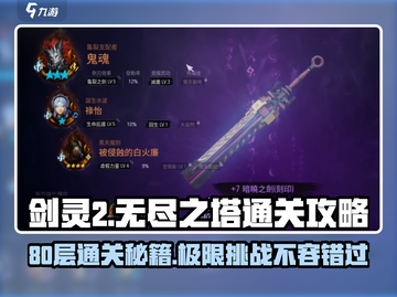 剑灵2无尽之塔80层🔥通关秘籍大公开！截图1