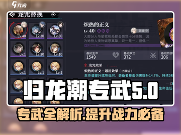 归龙潮专武大起底💥，玩家必看！🔥截图1