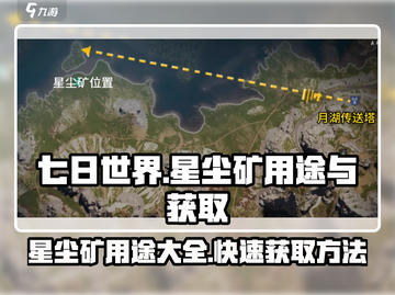 七日世界🔥星尘矿获取全攻略💎截图1