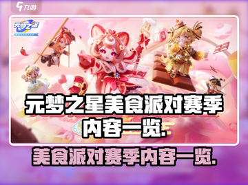 元梦之星美食派对🔥赛季内容大曝光！🎉截图1