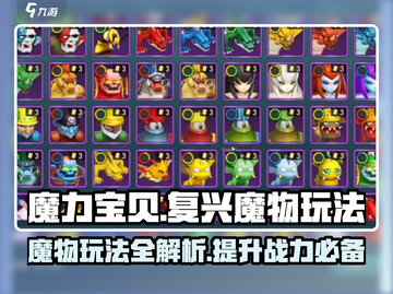 魔力宝贝复兴版🔥魔物玩法超详细攻略来了！截图1