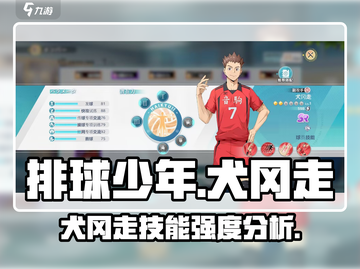 排球少年手游🔥犬冈走技能强度分析来啦！💥截图1