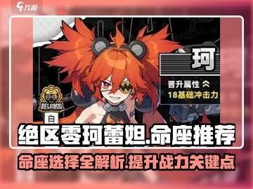 绝区零🔥珂蕾妲命座推荐来了！🎉游戏党必看✨截图1