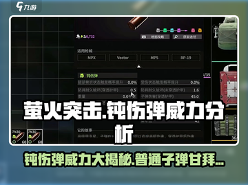 和平精英🔥钝伤弹 vs 普通子弹，萤火突击喷子威力惊人！截图1