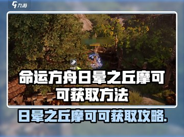 命运方舟日晕之丘摩可可获取攻略🔥✨截图1