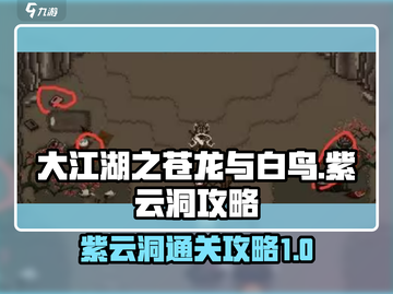 大江湖之苍龙与白鸟🔥紫云洞通关秘籍🎉截图1