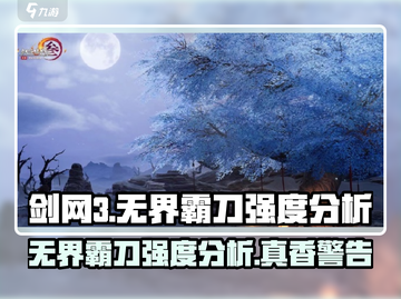 剑网3无界霸刀🔥超强 intensity 分析来了！截图1