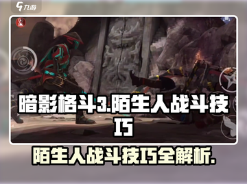 暗影格斗3🔥陌生人打法技巧，轻松制胜！截图1